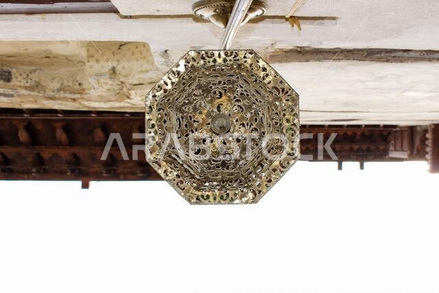 Old Arabian wooden house on the historical city in Al-balad, Jeddah