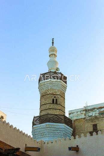 Old Arabian wooden house on the historical city in Al-balad, Jeddah