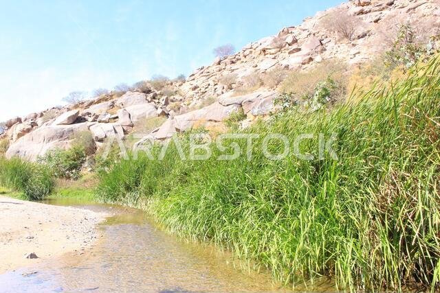 desert mountain landscape saudi arabia