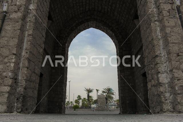 Old Arabian wooden house on the historical city in Al-balad, Jeddah