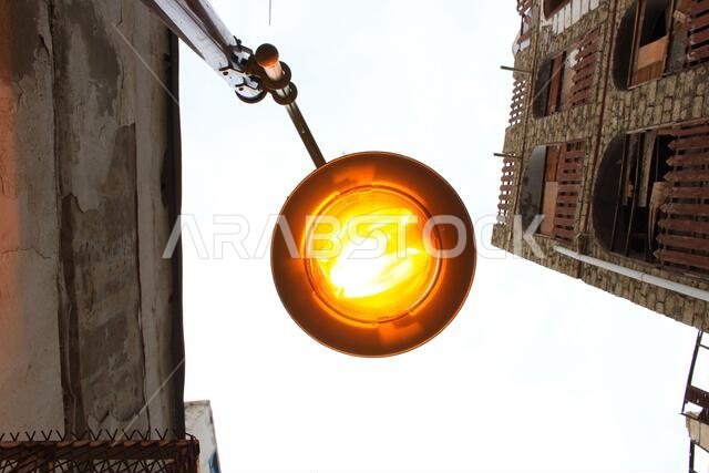 Old Arabian wooden house on the historical city in Al-balad, Jeddah