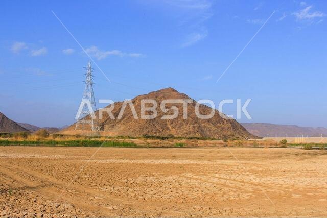 أرض جافة في المملكة العربية السعودية