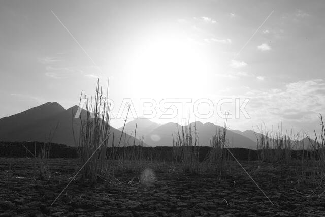 desert mountain landscape saudi arabia