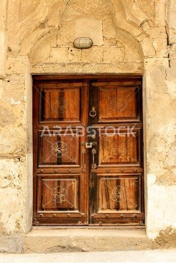 Old Arabian wooden house on the historical city in Al-balad, Jeddah