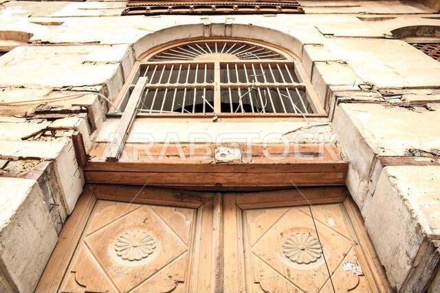 منزل خشبي عربي قديم في المدينة التاريخية في البلد، جدة
