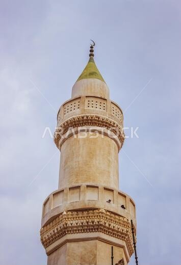 Old Arabian wooden house on the historical city in Al-balad, Jeddah