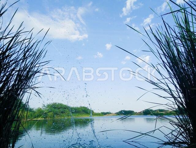 desert lake in taif saudi arabia desert lake in taif saudi arabia