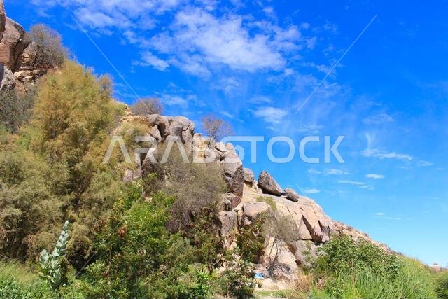 desert mountain landscape saudi arabia