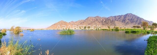 natural valley rural life in saudi arabia