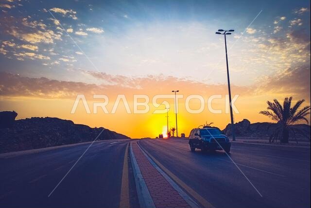 الطريق الصحراوي السعودي