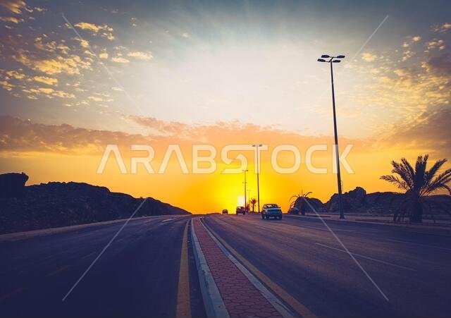 الطريق الصحراوي السعودي