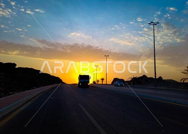 الطريق الصحراوي السعودي