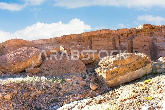 مدين - مدينة النبي شعيب، الباد، شمال المملكة العربية السعودية. مدين - مدينة النبي شعيب، الباد، شمال المملكة العربية السعودية.