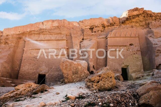 مدين - مدينة النبي شعيب، الباد، شمال المملكة العربية السعودية. مدين - مدينة النبي شعيب، الباد، شمال المملكة العربية السعودية.
