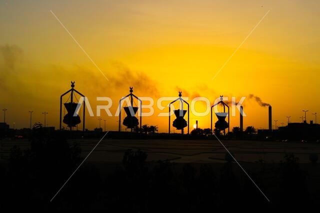 lantern sculpture in jeddah