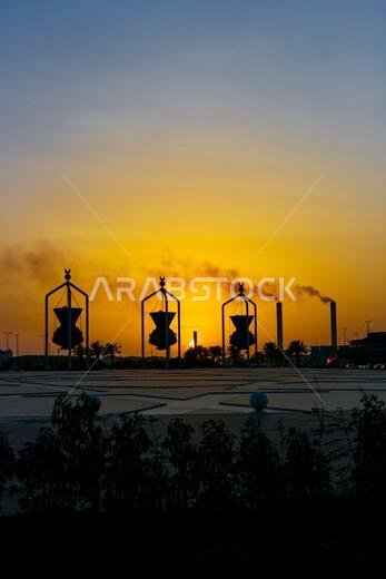 lantern sculpture in jeddah