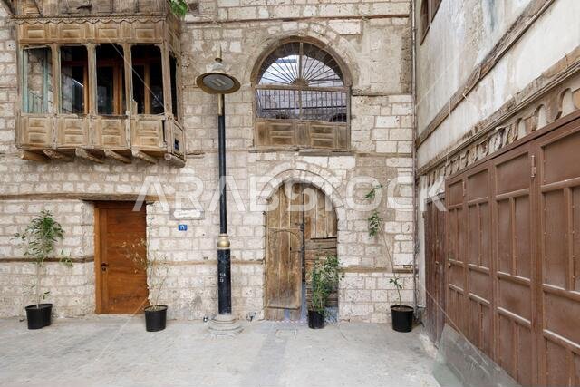 Jeddah, Saudi Arabia, February 22 2020: Old town of Jeddah with the historic houses in the Al Balad district, Saudi Arabia