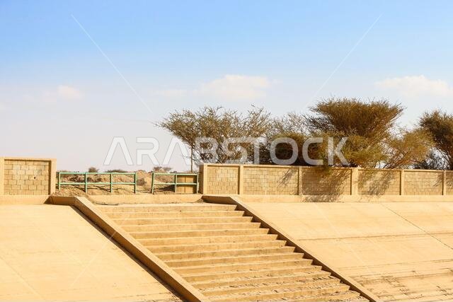 Zubaida canal in taif, saudi arabia.