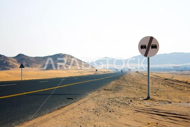 saudi arabian desert road