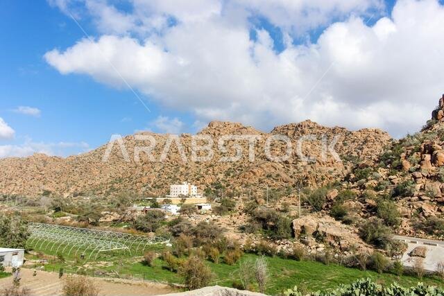 Al Hada Mountains landscapes near Taif, Western Saudi Arabia