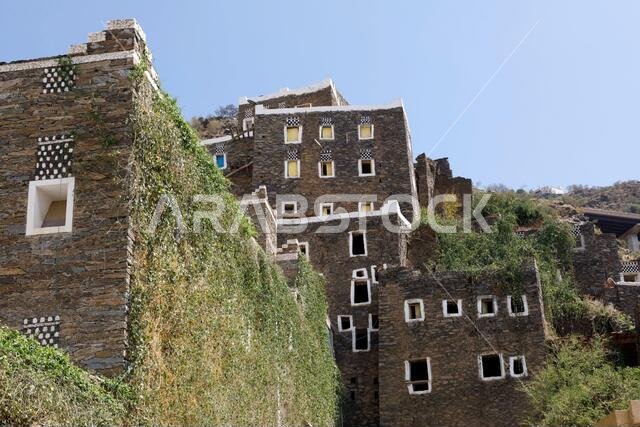 Rijal Almaa is a heritage village located in Asir Region, Saudi Arabia. It locates 45 km away from Abha.
