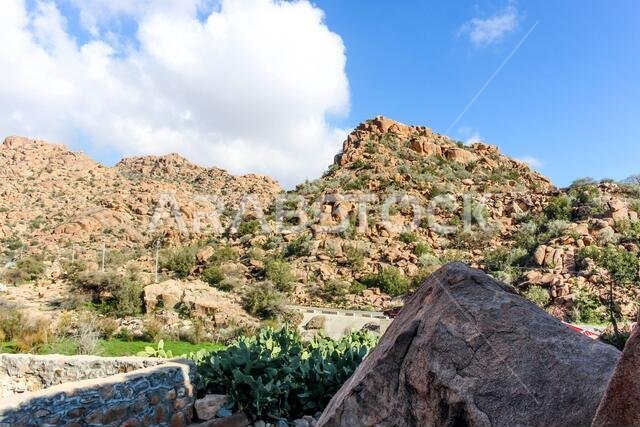 Al Hada Mountains landscapes near Taif, Western Saudi Arabia