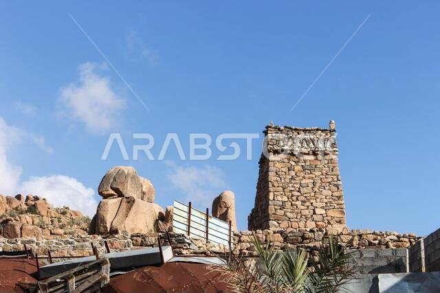 Al Hada Mountains landscapes near Taif, Western Saudi Arabia