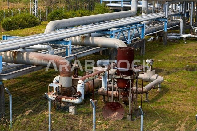 Plant equipment and chimney pipes of large oil refineries