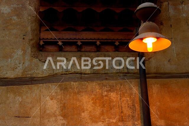 old wrick wall texture in historiocal city jeddah