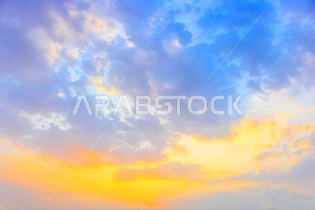 sunset  with jeddah landscapes