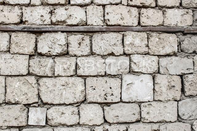 old wrick wall texture in historiocal city jeddah