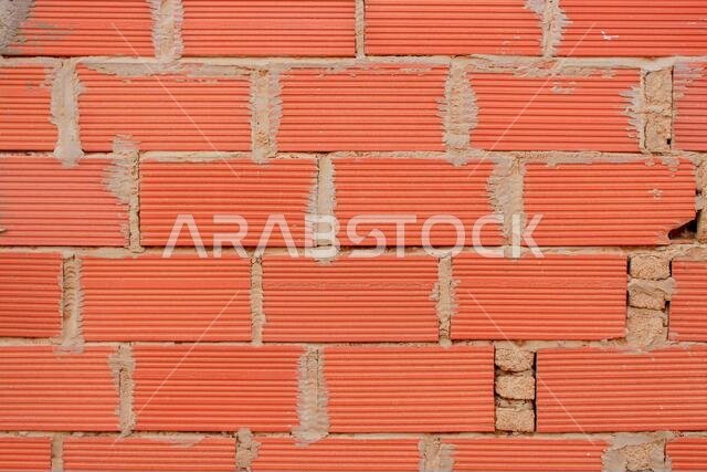 old wrick wall texture in historiocal city jeddah