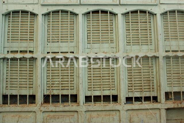 old wood door texture in historical city jeddah