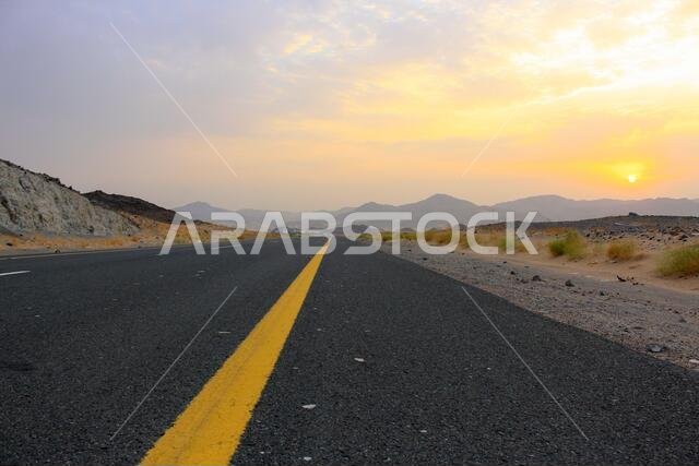 desert road makkah