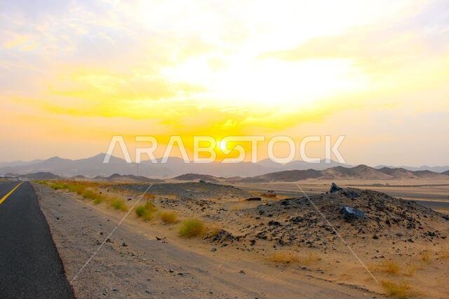 desert road makkah