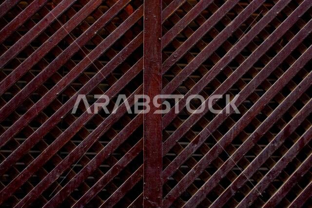 old wood door texture in historical city jeddah