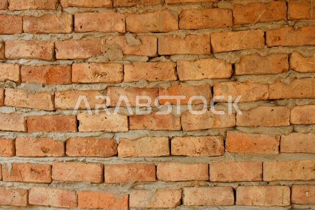 old wrick wall texture in historiocal city jeddah