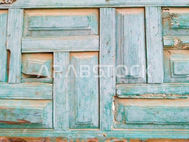 old wood door texture in historical city jeddah