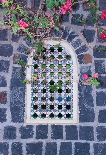 old wrick wall texture in historiocal city jeddah