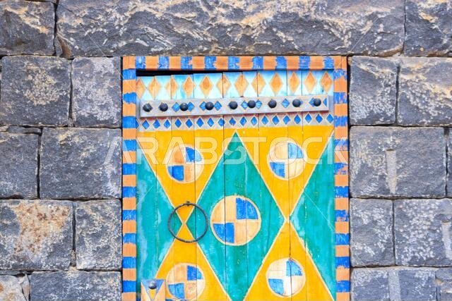 old wrick wall texture in historiocal city jeddah