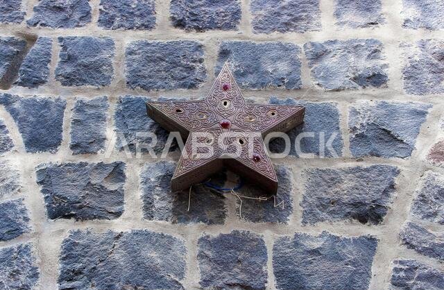 old wrick wall texture in historiocal city jeddah
