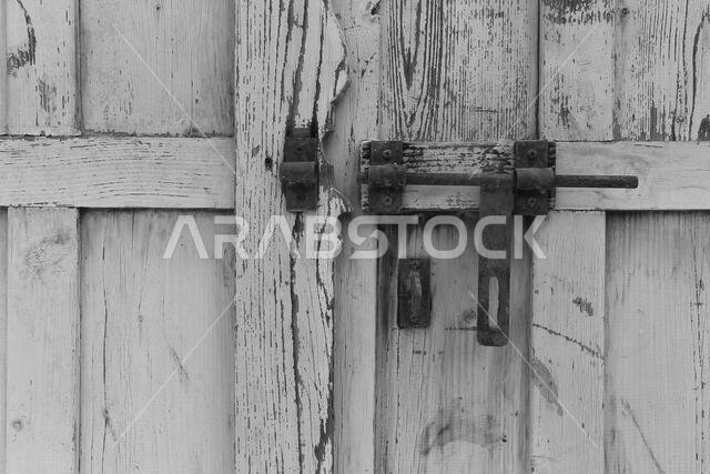 old wood door texture in historical city jeddah