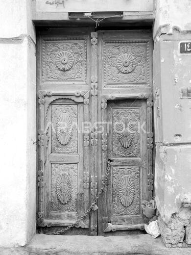 Old Arabian wooden house on the historical city in Al-balad, Jeddah