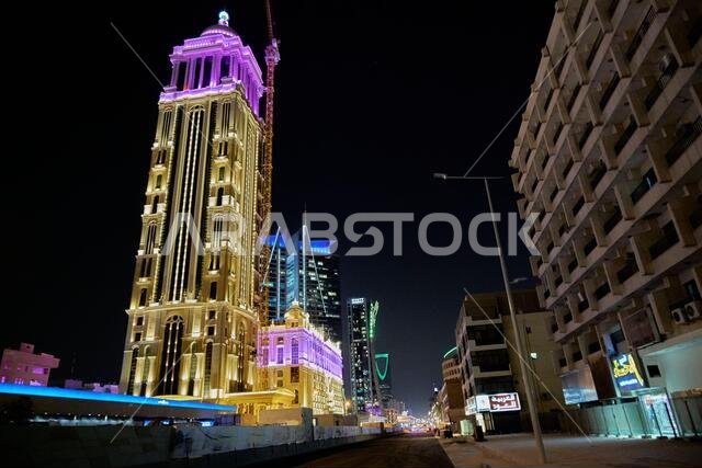 Construction of the subway in Riyadh