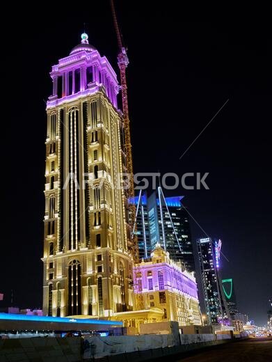 Construction of the subway in Riyadh