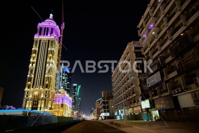 Construction of the subway in Riyadh
