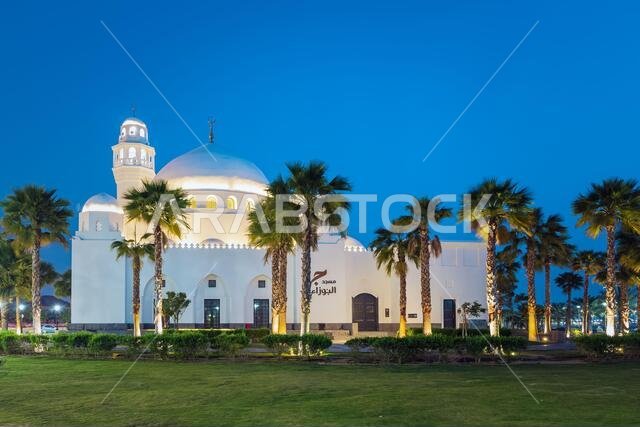 Beautiful Al Khobar Corniche Mosque morning view - Khobar, Saudi Arabia. 12-March-2020.