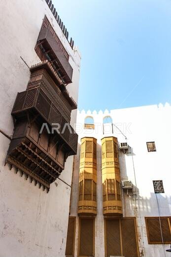 Old historical city in balad, jeddah, Unesco world heritage site