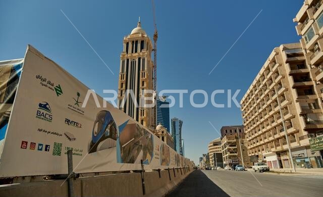أعمال إنشاء مترو الأنفاق في الرياض