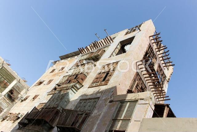 Old historical city in balad, jeddah, Unesco world heritage site